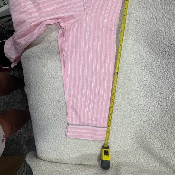 NWOT Victoria' Secret Sleep Shirt Womens XL PINK Button Front SLEEP SHIRT - Picture 4 of 6